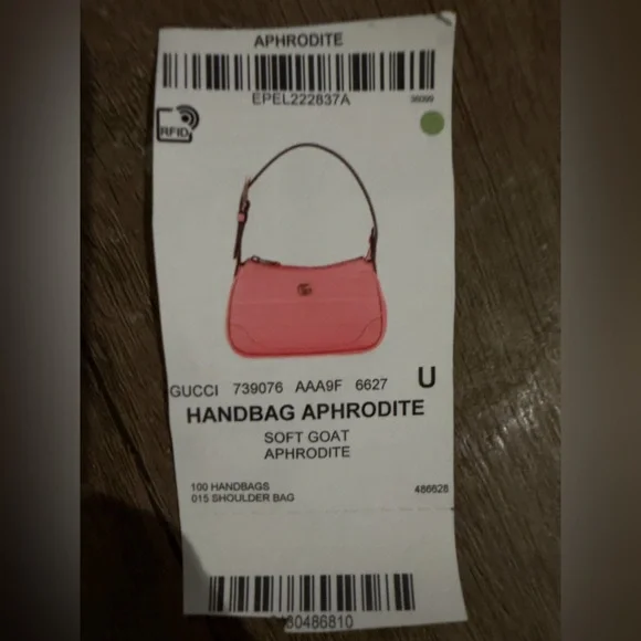 GUCCI SHOULDER BAG Pink Leather Women's Bag - Picture 10 of 10